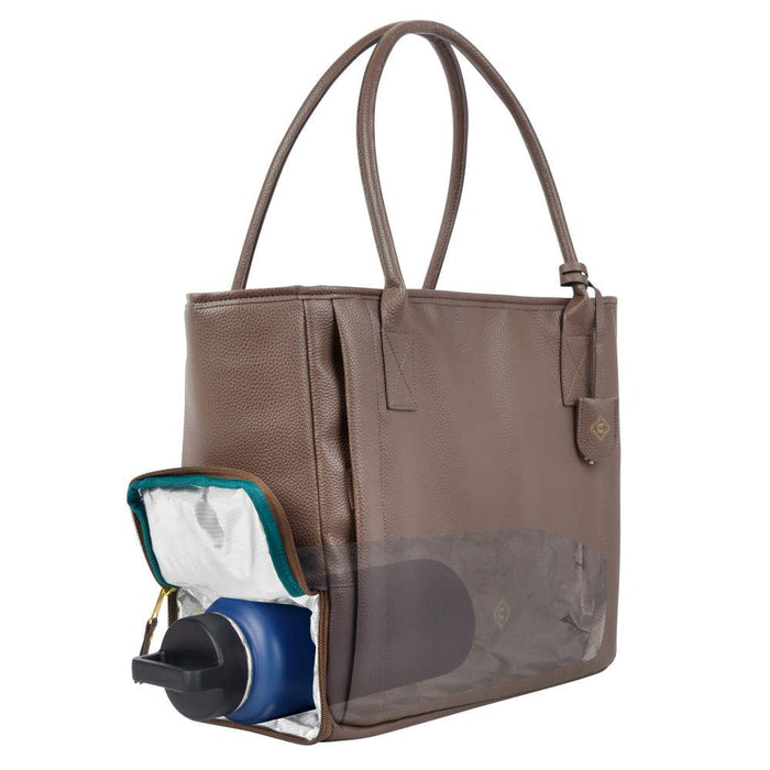 8296 GWG Concealed Carry Casual Cosmic Tote Espresso