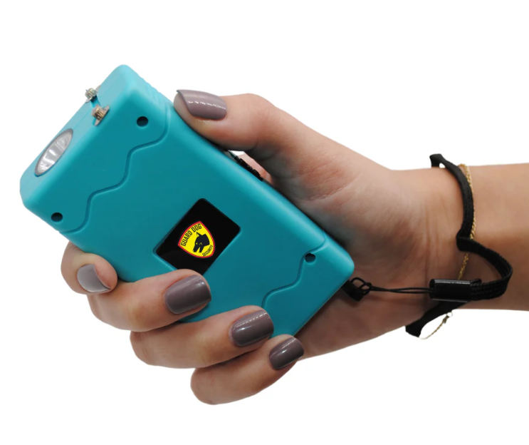 SG-GDDHV-TL Disabler 25M Volt Stun Gun W/ LED Teal