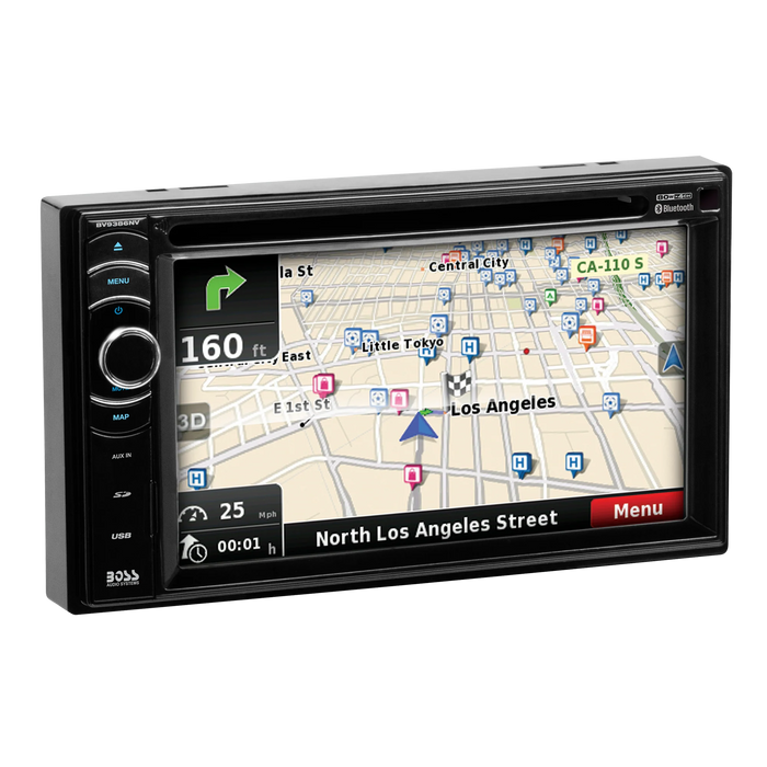 CRBV9386NV Boss Refurb 6.5 2X Din BT  NAV