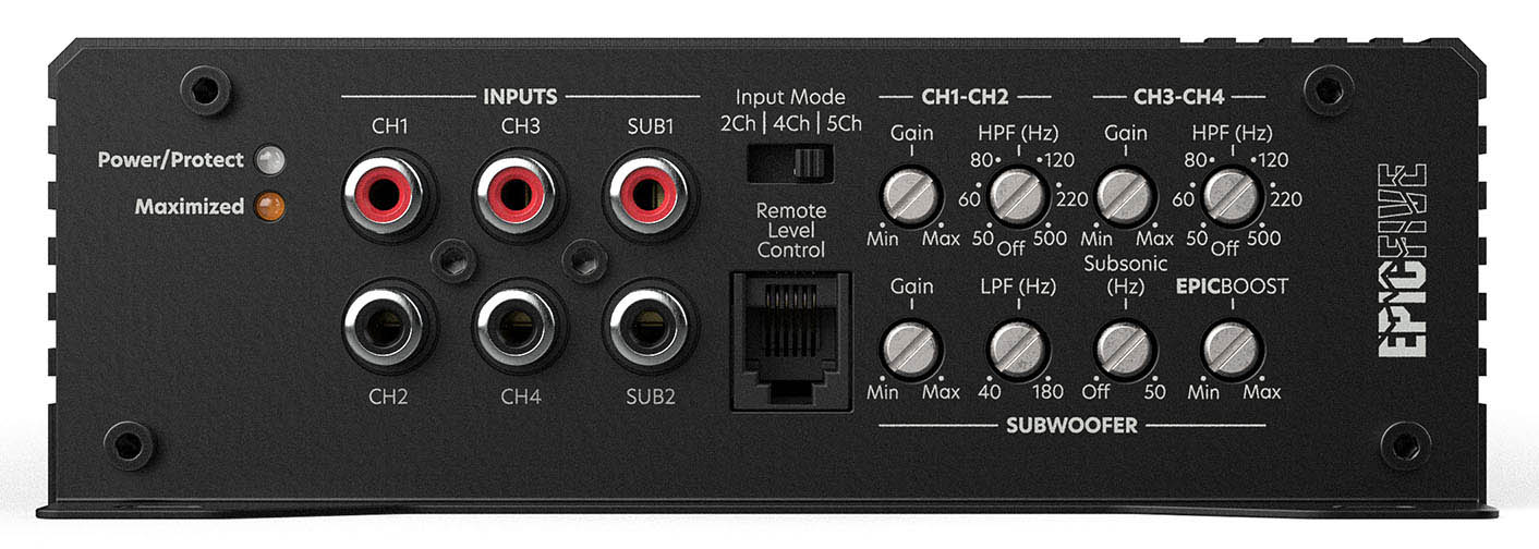 EPICFIVE AudioControl Class D 5Channel  1100w Amp