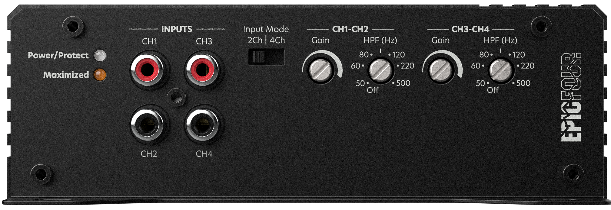 EPICFOUR AudioControl EPIC Series 4-Channel  Class D 400w Amp