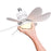 FLA-21 Airbro 21 inch Portable Fan-Light