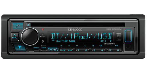 KDC-BT382U Kenwood CD Receiver BT Alexa XM Ready*