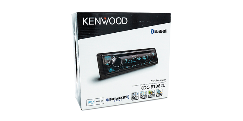 KDC-BT382U Kenwood CD Receiver BT Alexa XM Ready*