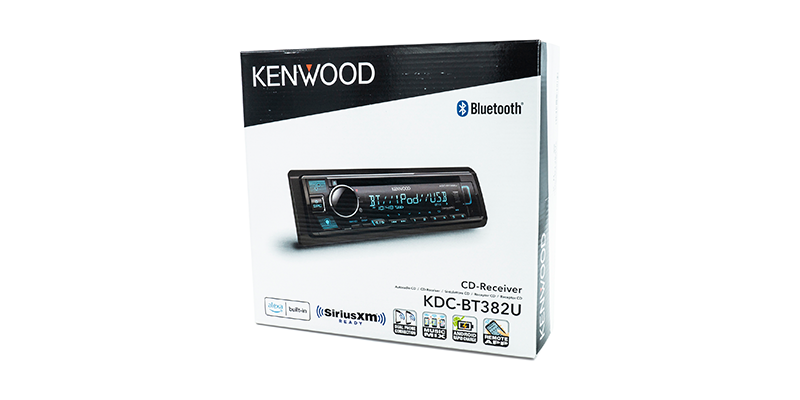 KDC-BT382U Kenwood CD Receiver BT Alexa XM Ready*