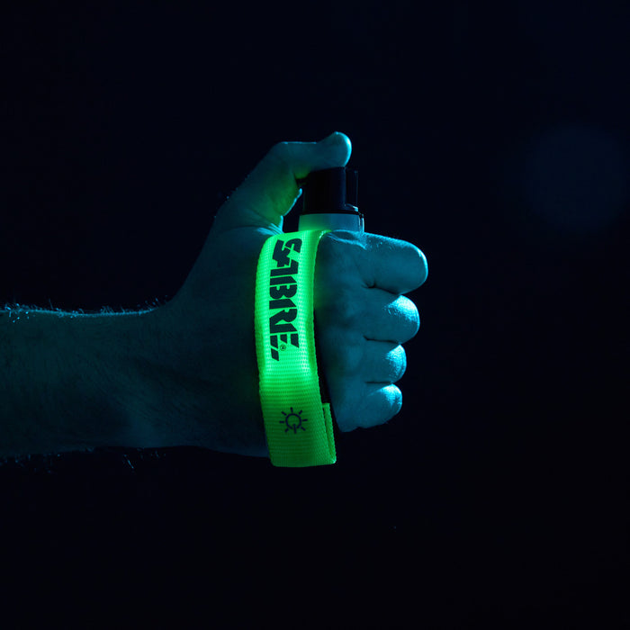 P-22J-LED-04 Sabre Jogger Pepper Spray Reflective LED