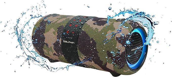 LX-60 CAMO Dolphin Audio Water Proof Bluetooth Speaker