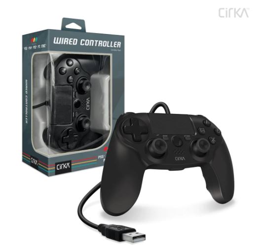 M07527-BK NuForce WIRED Black Controller PS4/PC/MAC