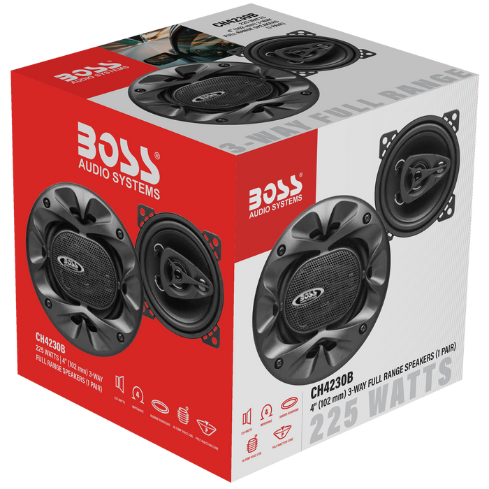 AVA-CH4230 Boss 4 in 3-Way 225 watt Speakers