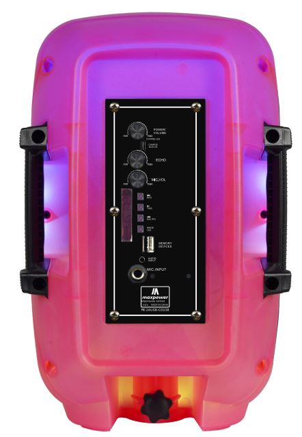MPD492-RD Maxpower Lightshow BT Speaker-Red