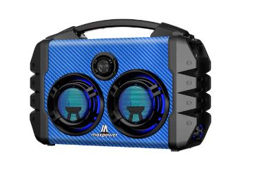 MPD578-BLU Maxpower Dual 5 Hi-Power Boom Box Blue