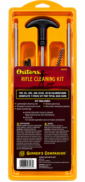 96223 Outers Gun Cleaning Kit for .30, .300, .30-06, and 8mm