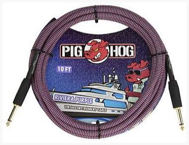 PCH10RPP Pig Hog 10ft Cable Rivera Purple