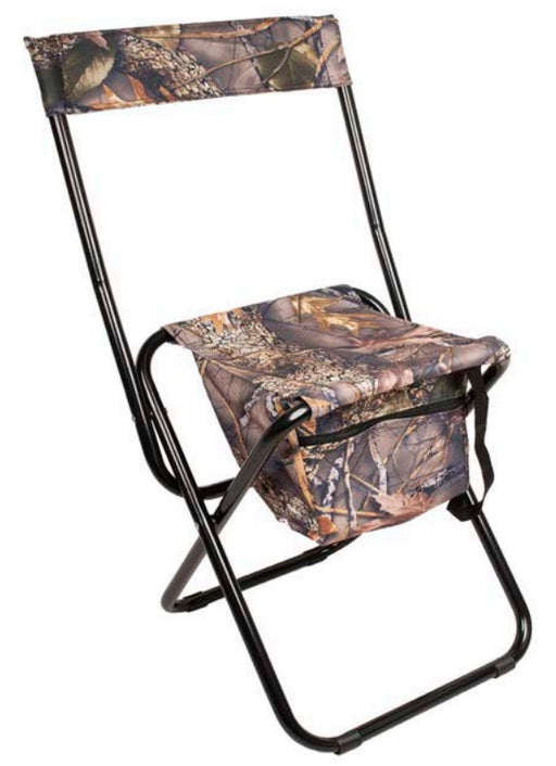 Q-STOOL-BACKREST-CAMO Camo Stool-Seat w Backrest Camo