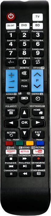 REM-11 QFX 4 in1 Smart TV Remote Control