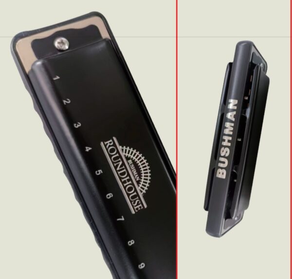 44-C Bushman Soft Edge Harmonica - Key C