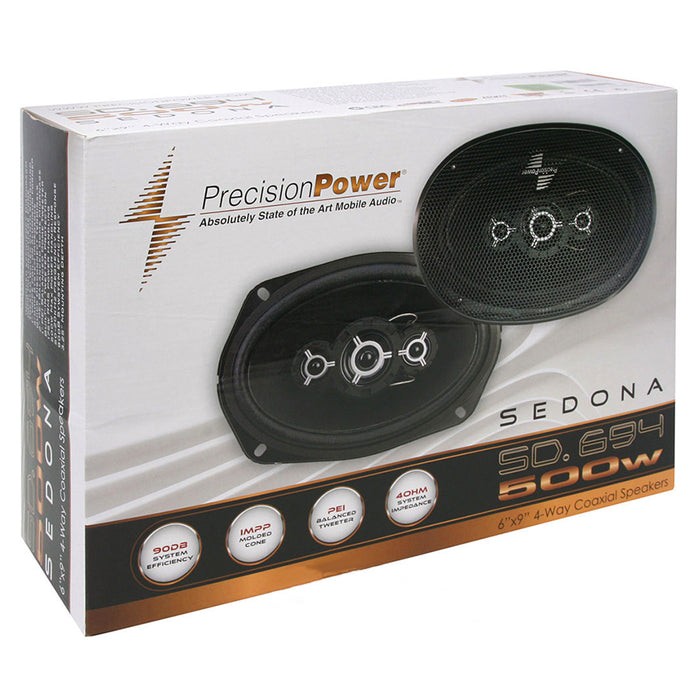 SD.694 Precision Power Sedona 6X9 4-Way 500W