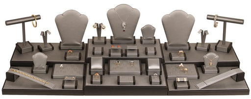 SET55-87R Display Set Steel Grey -Black Trim 35 pc