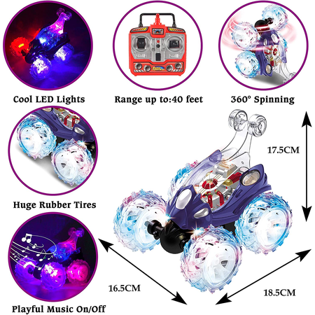 999G-29B Toy RC Stunt Car Music and Lights