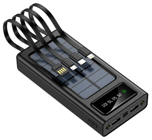 PTB-1520 Techbro 20,000 mah Power Bank -Cables