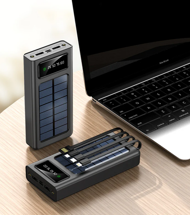 PTB-1520 Techbro 20,000 mah Power Bank -Cables