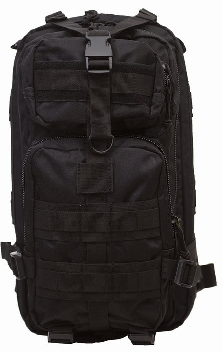 511 backpack with laptop compartment TB-511-BLACK Medium Tactical Backpack-Black — M&M Merchandisers
