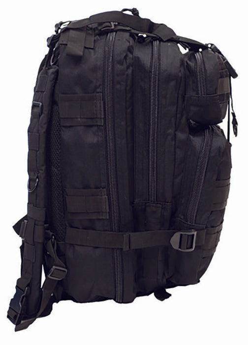 TB-511-BLACK Medium Tactical Backpack-Black