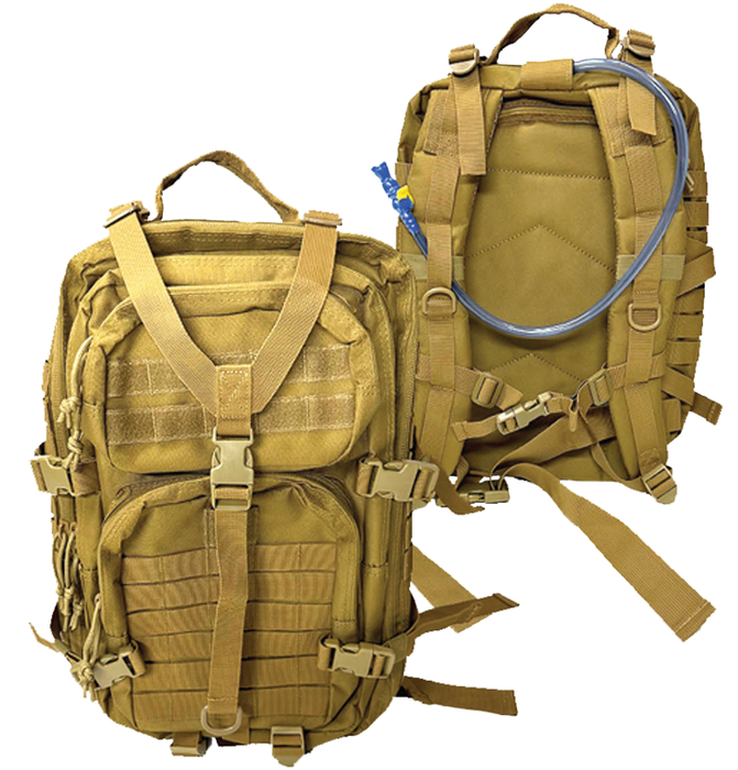 TB-900-COYOTE Backpack w Hydration Bladder-Coyote