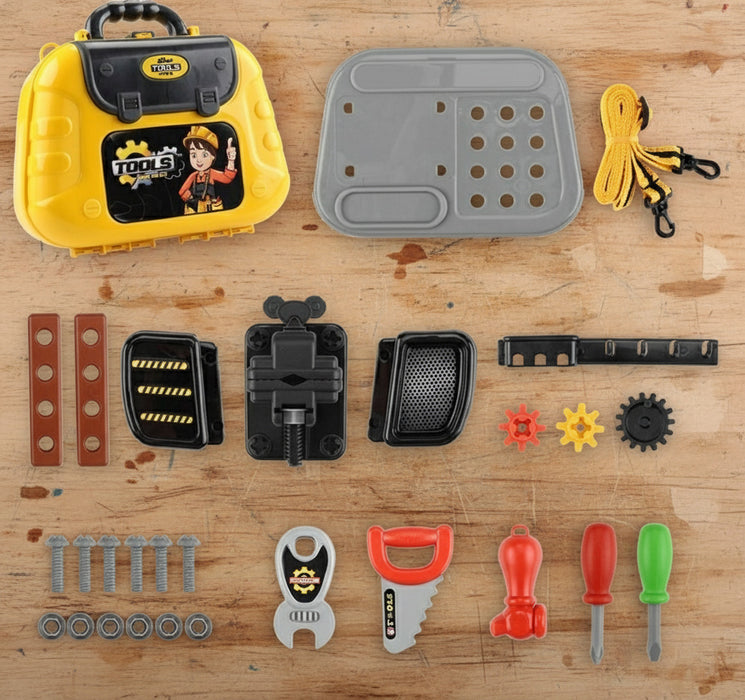 008-932A Toy Power Tool Set With Case