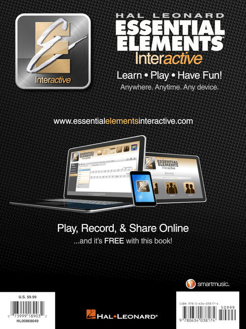 868049 Hal Leonard Essential Elements Strings Book 1