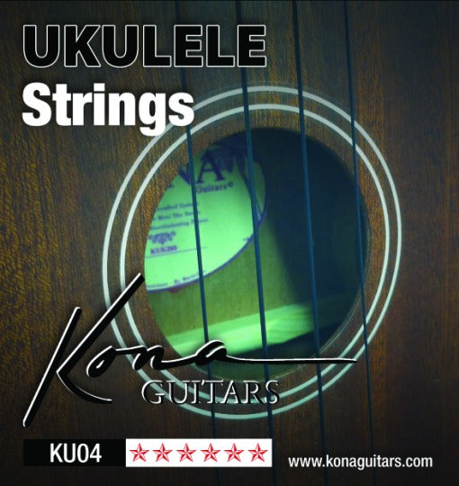 Kona KU04 Ukulele Strings - Clear Nylon
