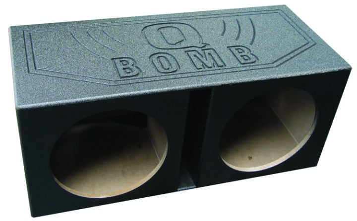 Q Bomb Dual 12in Vented Box Painted Black