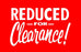 7X11 Clearance Sign Heavy Duty Synapse