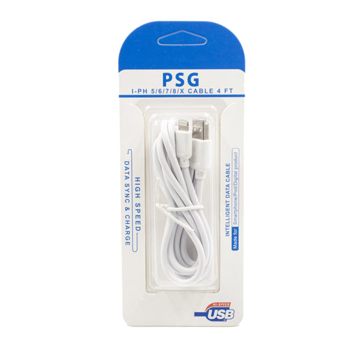 I5-1.5M PSG 8 Pin 4 Foot Auto or Home Charge and Sync Heavy Duty Cable