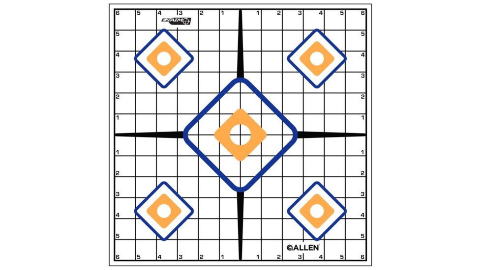 15333 Allen EZ Aim 12 x 12 inch Grid Target pack of 12