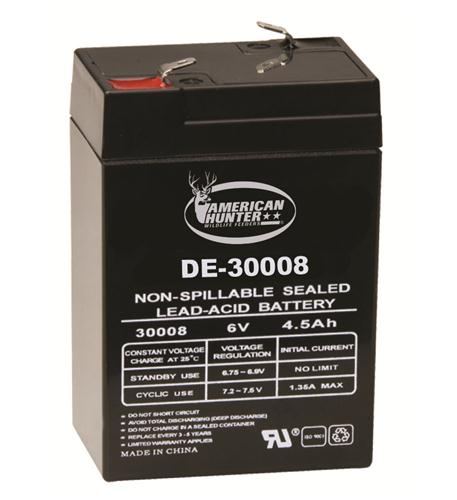 DE-30008 6V 4.5 amp Rechargeable-Bulk