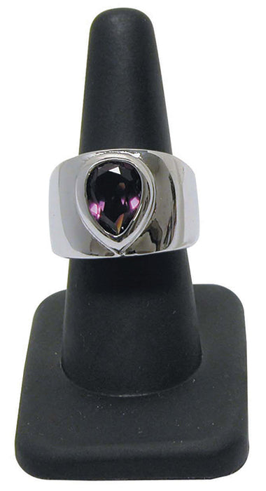 M&M 244-1P-BK Soft Rubber Single Ring Display - Black
