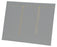 M&M 68H2G Velvet Chain Pad with Easel 15 Hooks - Gray