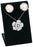 M&M ED-0461V-BK Velvet Large Earring Display - Black