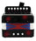 M&M 103A-BRD Accordion Child Size Black & Red