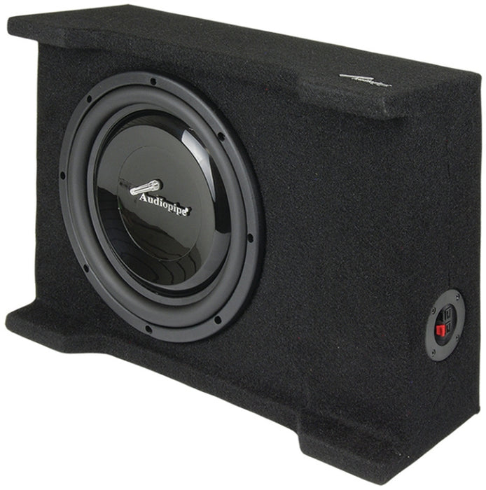 Audiopipe APSB10BDF 10in Shallow Mount DF Sealed Bass Enclosure
