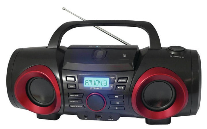 Naxa NPB-267   Bluetooth CD AM FM Boom Box