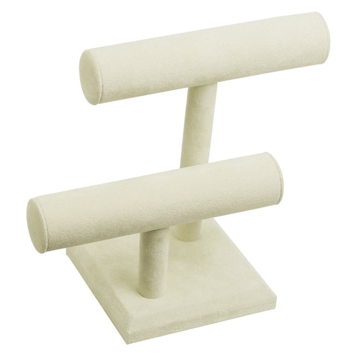 BD-2181Q-BE 2 Tier Bracelet Display Beige