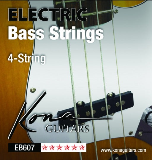 Kona 4-String Bass Guitar Strings