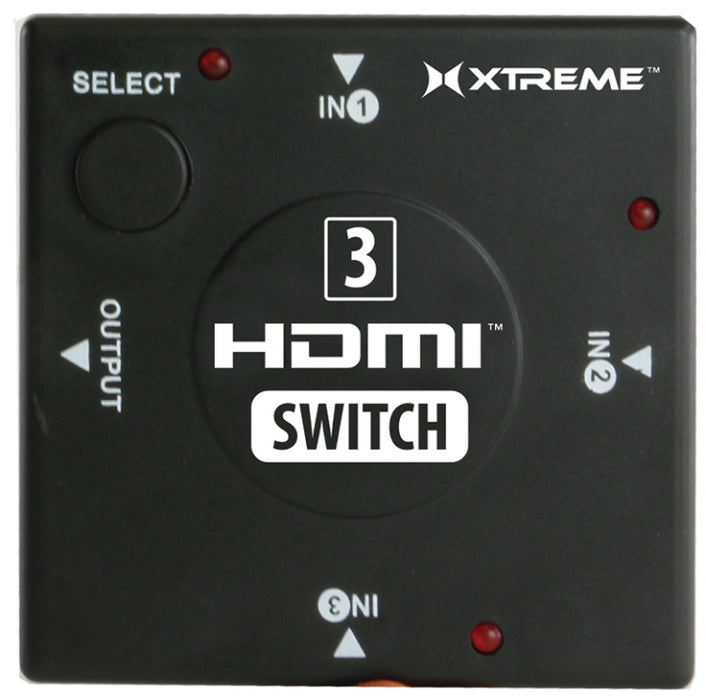 Xtreme XT-XHV11015BLK HDMI Switch Black