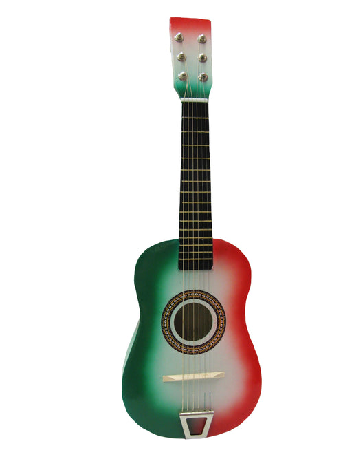 202-MFG 23 inch Acoustic Guitar - Red-White-Green