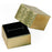 Mini Starlight Ring Box - Gold with Black Foam