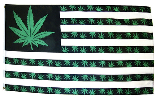 FLAG-833838 USA Weed 7 Point 3x5ft Polyester Flag