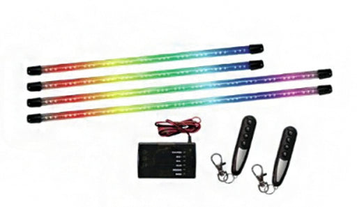 Pipedream NLS3648FLT Multicolor Under Car LED Kit with Remote