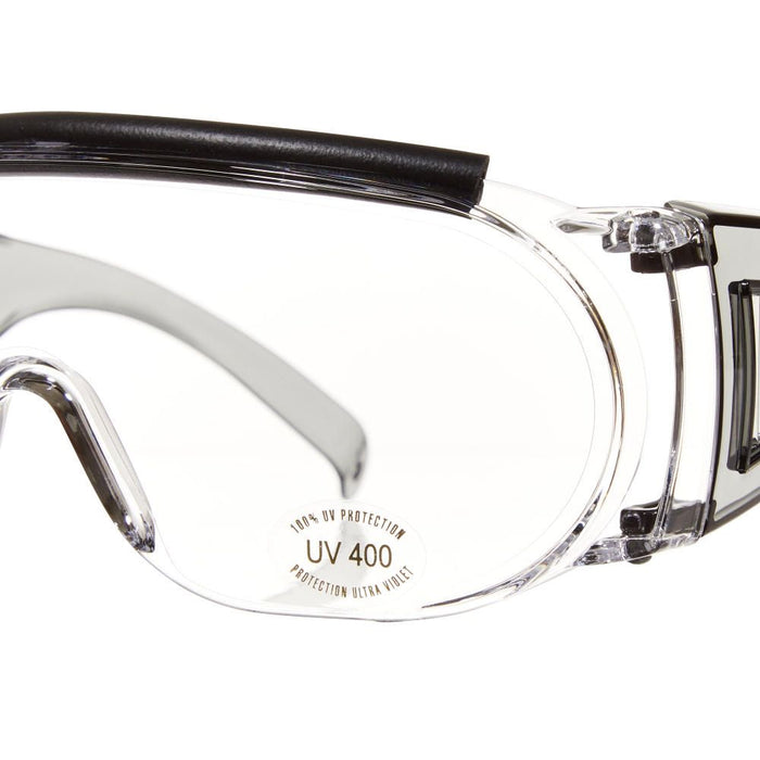 LS-2169 Allen Fit Over Clear Shooting Glasses with Clear Lenses
